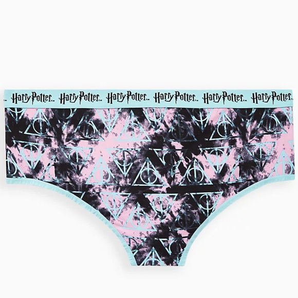 ❤️NWT VINTAGE TORRID HARRY POTTER DEATHLY HALLOWS BOYSHORT PANTY PANTIES SIZE 3X - Picture 5 of 7